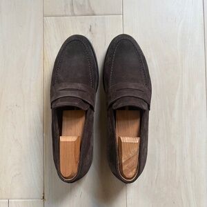 Velasca | Rizzadin Penny Loafer (Dark Brown Suede)